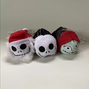 Nightmare Before Christmas tsum tsum Original From Disney Store Set Of 3